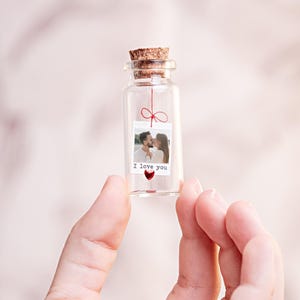 Valentines Day Gifts for Him without glitter, Boyfriend Girlfriend Photo Gift Personalized gift Decor Sober Elegant Thoughtful Meaning Card