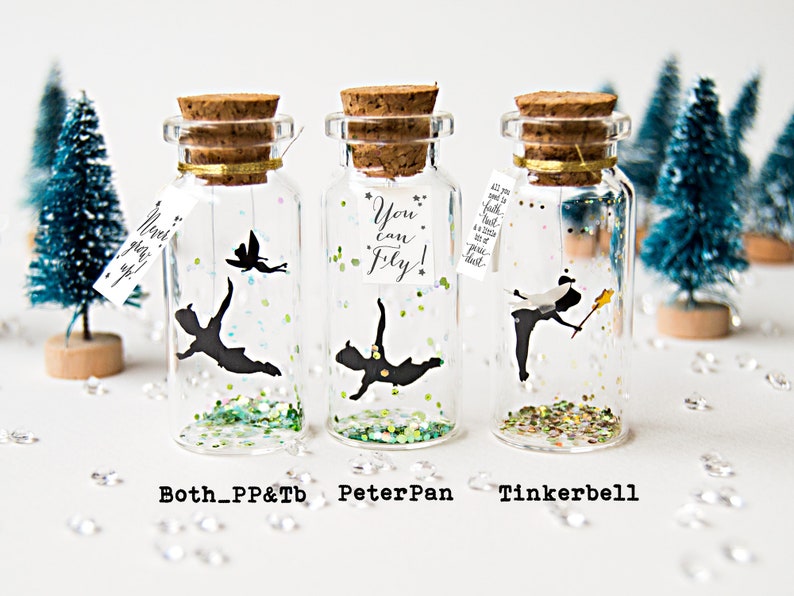 Tinkerbell gift Faith trust pixie dust gifts for her gifts for girl personalised gifts Peter pan gift Valentine's Gift holiday decor image 2