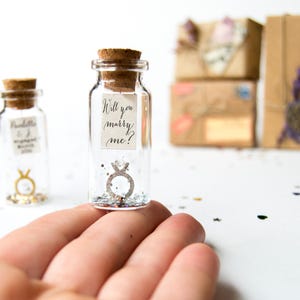 Proposal Gift Will You Marry Me Card Personalized Wedding proposal Ideas Engagement Gift Marriage Ornament Proposal Lesbian Wedding Ring