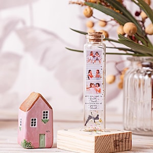 Best friend Photo Gift Personalised Message in a Bottle Birthday Tinkerbell Faith trust pixie dust gifts for her girl personalised Peter pan