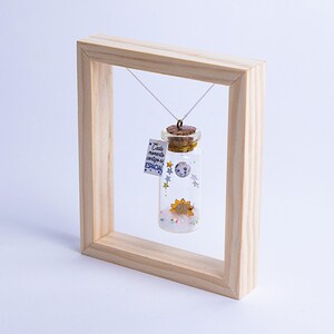 long distance relationship gift for boyfriend Always under the same Sky Deployment Miles apart Army wife Military Card Message in a bottle immagine 2