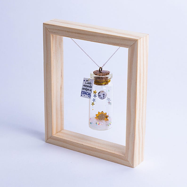 long distance relationship gift for boyfriend Always under the same Sky Deployment Miles apart Army wife Military Card Message in a bottle immagine 2