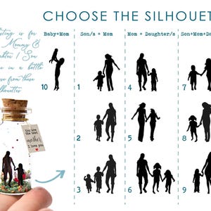 Thanksgiving Day Mom Keepsake Gift: Personalized Message In Bottle, Custom Photo Label (Handmade Miniature, Unique Mom Present)
