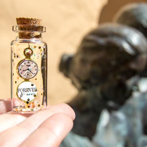 Valentine&#39;s Card - I miss you, all the time. Forever & ever. Pocket Watch Gift. I love you. Personalised Gift for Boyfriend Valentine&#39;s gift