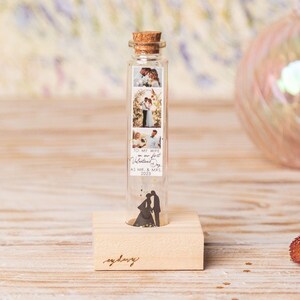 Valentines Day Gift for Husband, First Valentines gift for Wife, Printed photos, 1st Valentine&#39;s Day As Mr. And Mrs.Engaged Married Wedding