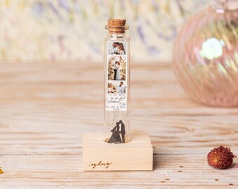 Valentines Day Gift for Husband, First Valentines gift for Wife, Printed photos, 1st Valentine's Day As Mr. And Mrs.Engaged Married Wedding
