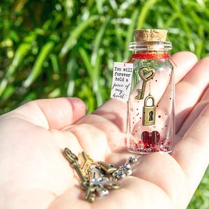 Valentine&#39;s Day Gift you hold a piece of my heart Personalized Gift for Boyfriend Gift for Men Girlfriend Gift Love You Gift Key Lock  Card