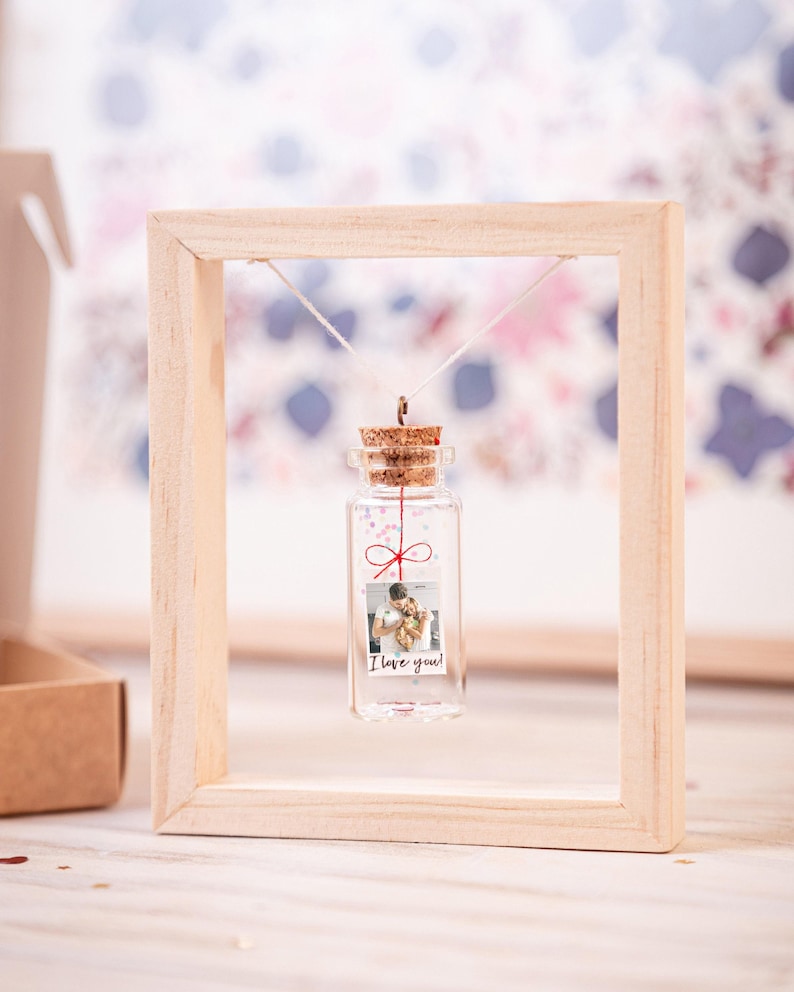 Horse Gift. Unique gift Horse. Make it happen. Wild & free Message in a bottle. Miniatures. Personalised Gift. Funny Card. Motivational Card image 2