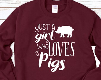 cute pig sweatshirts