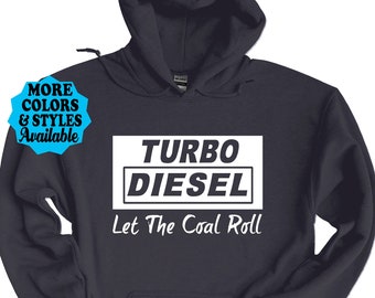 Turbo Diesel Let The Coal Roll T-Shirt, Men's Diesel Shirt, Truck T-Shirt, Diesel, 4 Wheeling, Off Road, Auto Mechanic, Diesel Technician