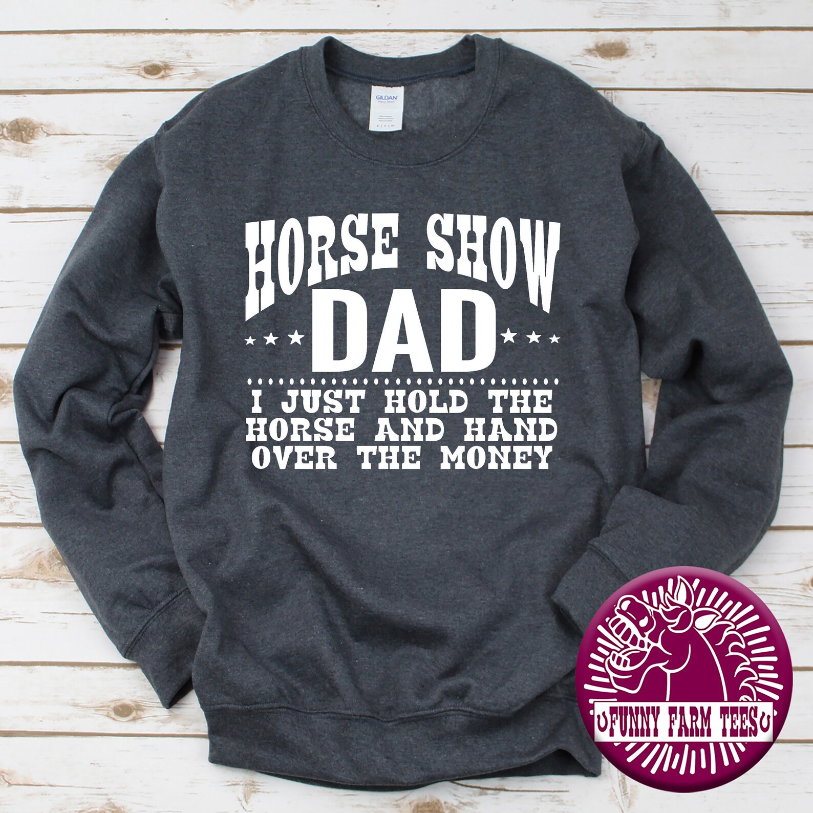 Horse Show Dad Shirt I Just Hold the Horse and Hand Over the Etsy