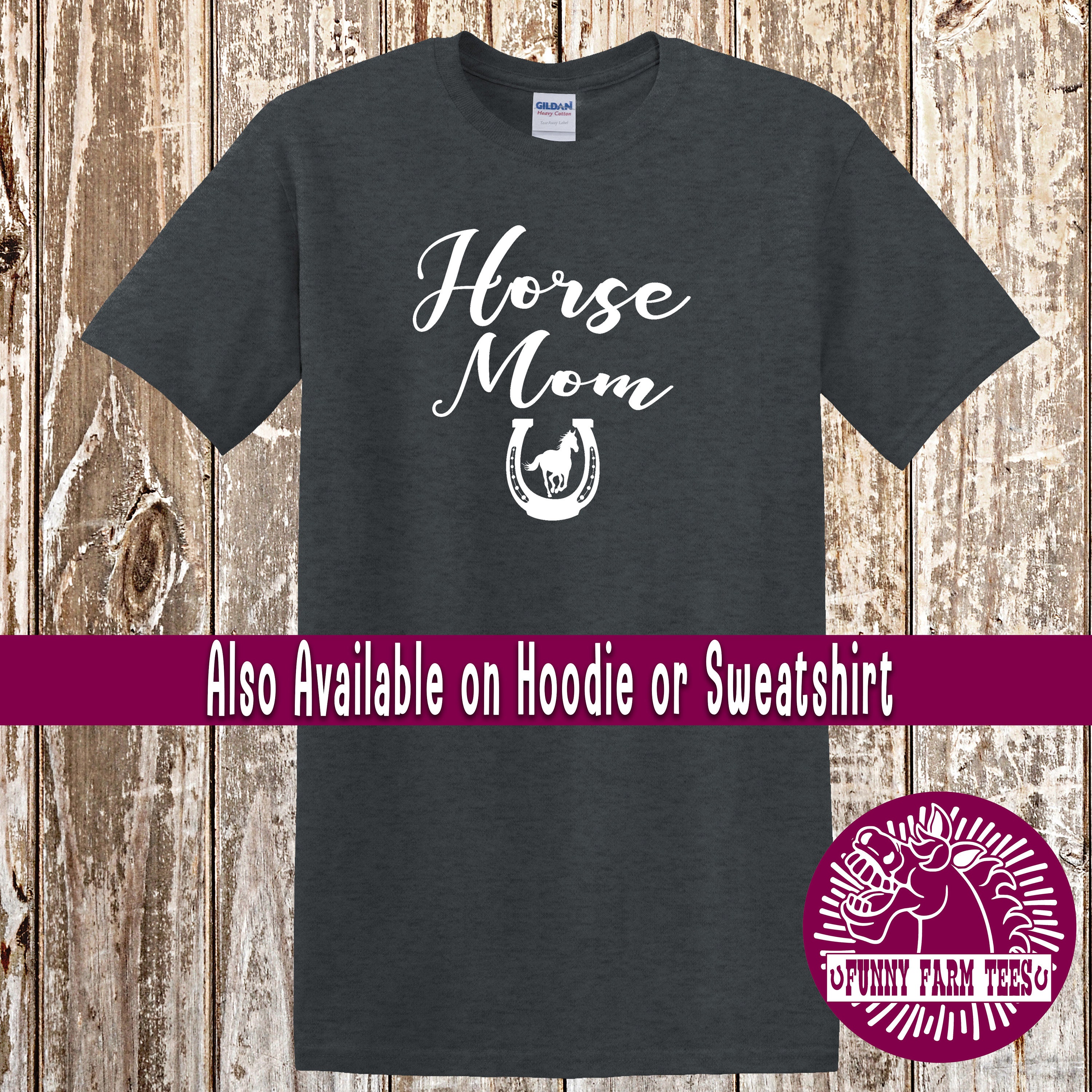 Horse Mom Horse Mom Tshirt Horse Mom Hoodie Horse Mom Etsy