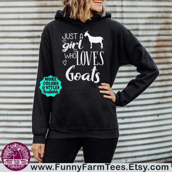 Just A Girl Who Loves Goats T Shirt Goat Farmer Farm Women Just A Girl Who Loves Goats T Shirt Goat Farmer Farm Women