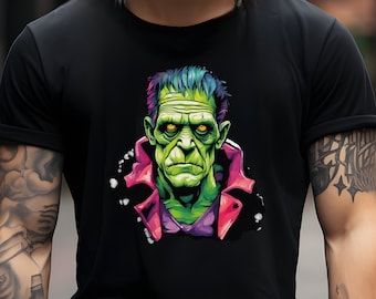 Frankenstein Monster, Horror Movie T-Shirt, Gothic Tshirt, Horror Fan Tee Shirt