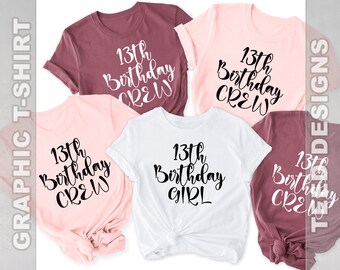 Custom Birthday Girl, Birthday Crew, Birthday Group Shirts, Birthday Crew Shirts, Birthday Squad Shirts, Birthday Party Shirt