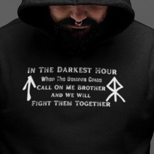 Viking Hoodie, Valknut Sweatshirt, Viking Gifts, Norse Gods, Viking Runes, Viking Symbols, Gift for Viking Lover, Odin Hoodie, Valhalla