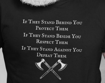 Viking Poem of Protection Tee, Norse Runes, Pagan Symbols
