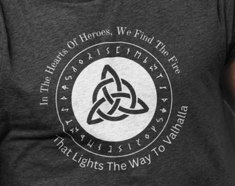 Viking Runes T-Shirt, Norse Mythology, Valhalla Shirt