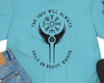 Viking Valhalla T-Shirt, Shieldmaiden Tee, Norse Mythology