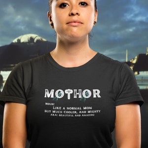 Mother Tshirt, Mom Mjolnir T-Shirt, Thor Tee, Viking Shirt, Mothers Day Gifts, Norse Mythology, Odin Shirt, Cool Mom Shirt