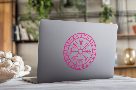 Viking Compass Sticker - Vinyl Decal Norse Mythology Viking Heathen Vegisir  Thor