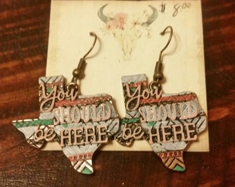 You should be here earrings