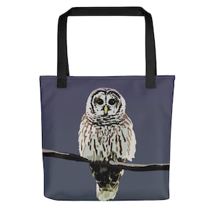 Barred Owl Tote bag