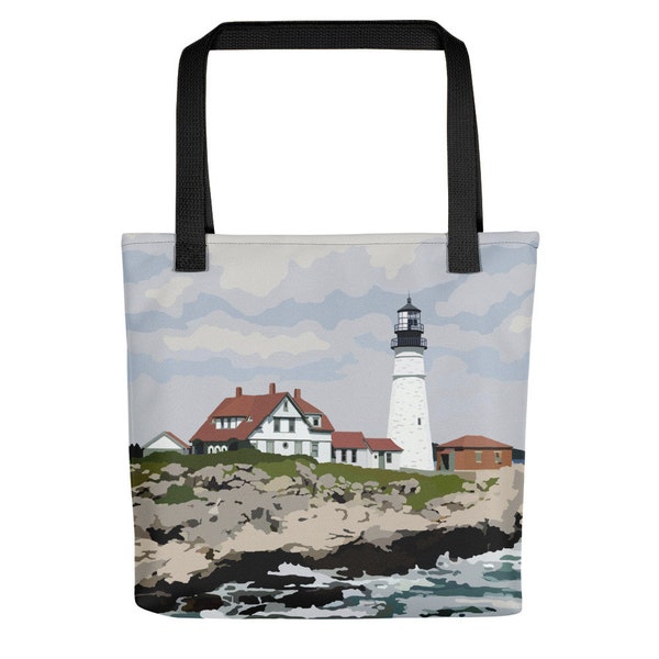 Portland Head Light - Maine Lighthouse Tote Bag