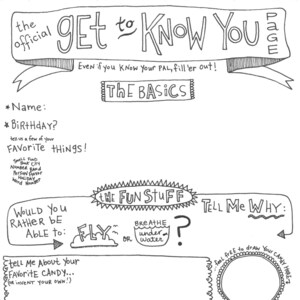 Pen Pal Activity Pages Etsy
