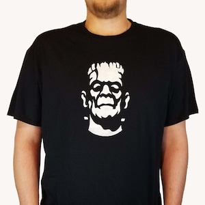 Frankenstein Painted T Shirt / Frankenstein Shirt / Classic Horror Shirts / Retro Halloween Shirt / Frankenstein Book Shirts / Horror Book T