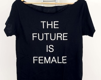 Off the Shoulder The Future Is Female Top / Feminist Tees / Women's Empowerment Shirts / The Future Is Female T Shirt