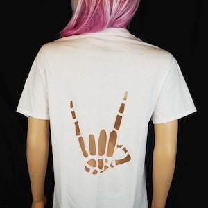 Cut out band tee online