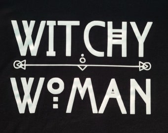 Witchy Woman T Shirt / Halloween Wiccan Witch Shirt