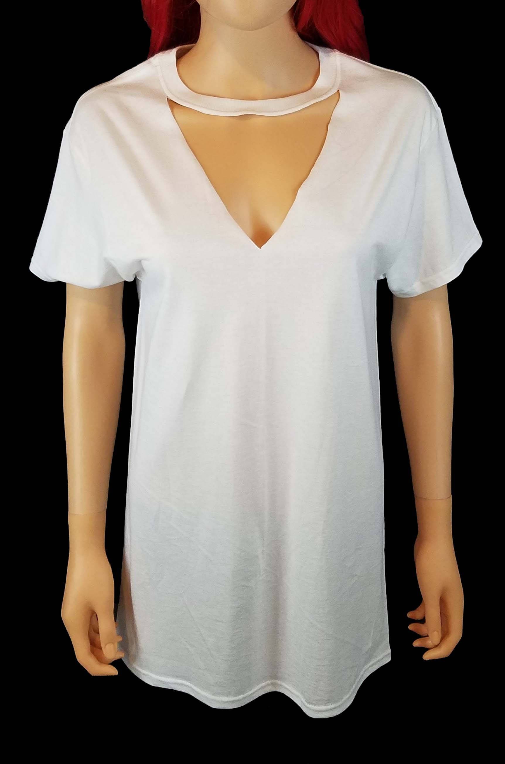 cut out collar top