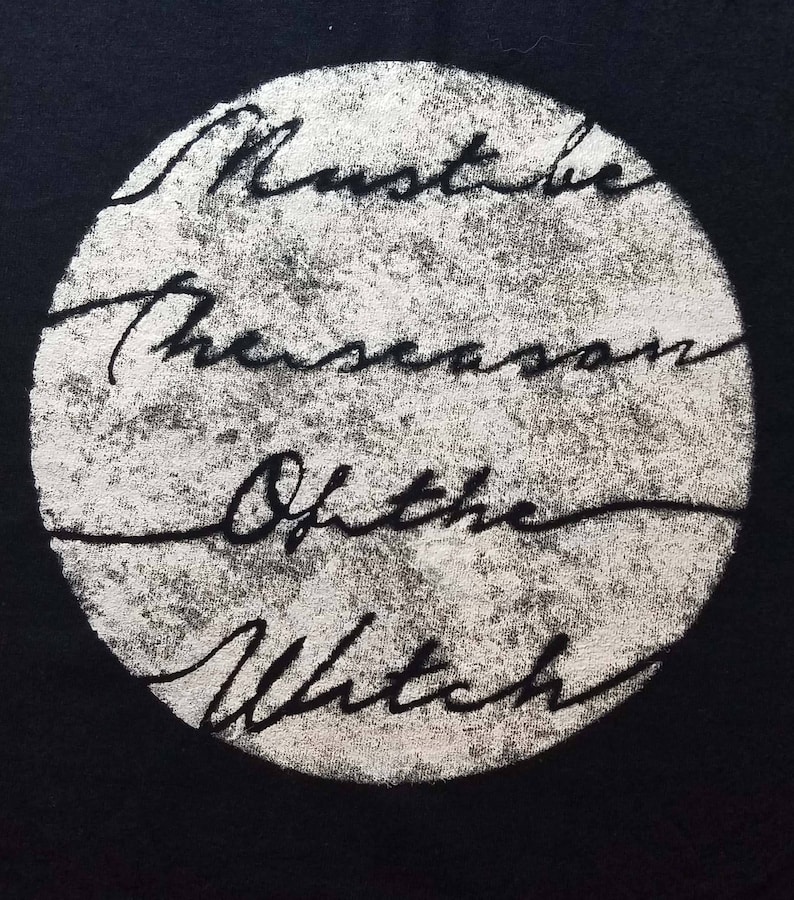 Must Be The Season Of The Witch Must Be the Season of the Witch Hand Painted T Shirt / | Etsy
