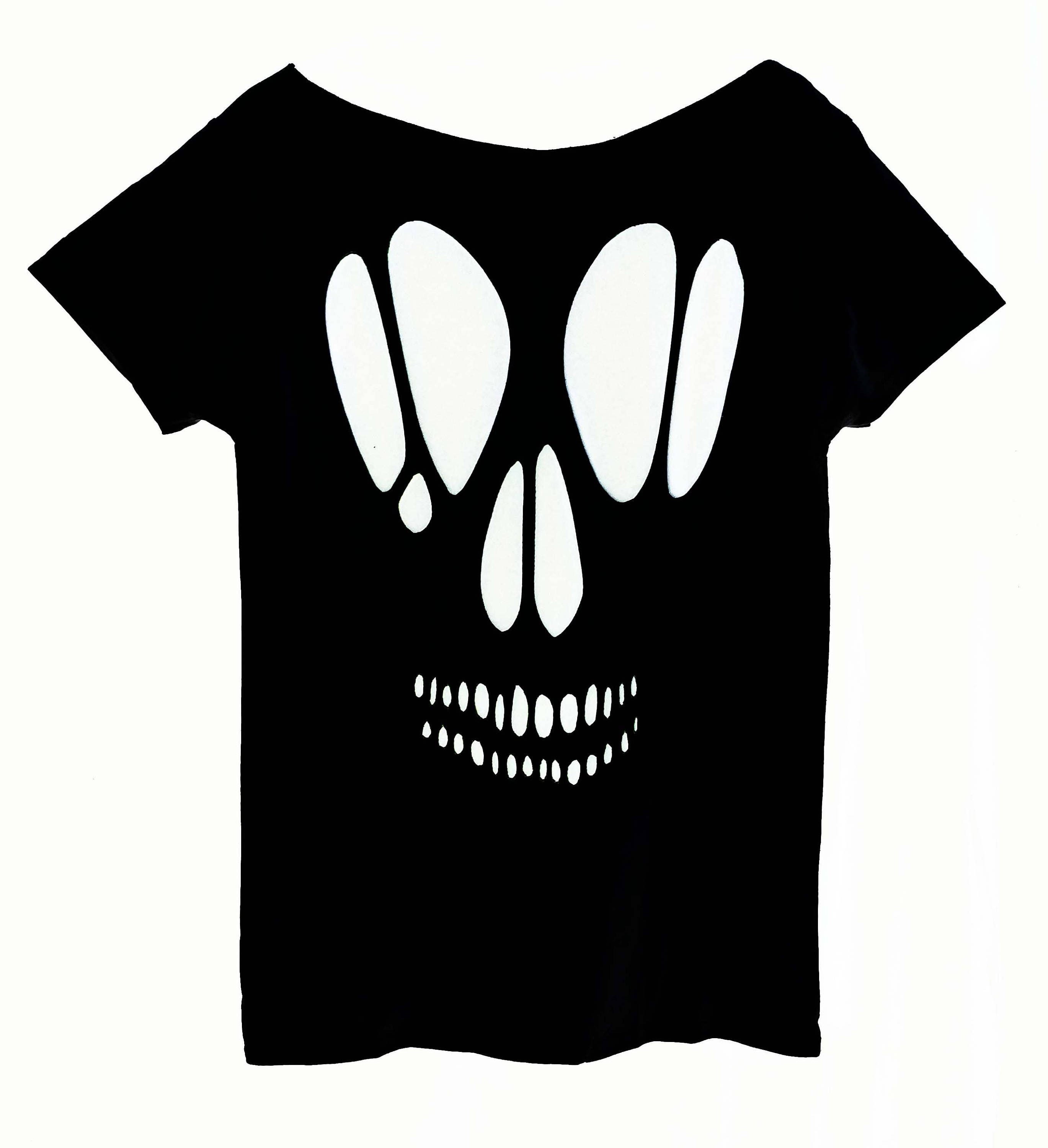 Creepy Cute Skull Cutout 