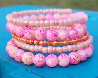 アクセサリー MASU RAINDROP BRACELET PINK masu RAINDROP BRACELET - PINK