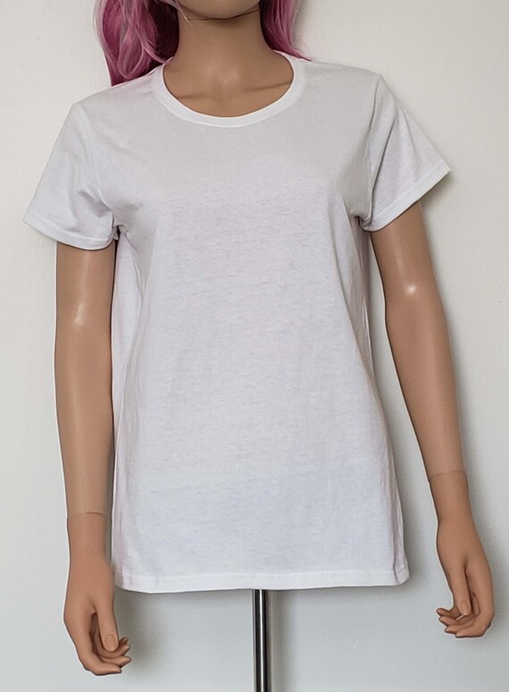 distressed white t shirt women's