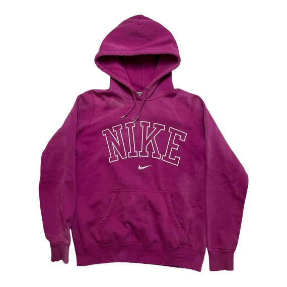 pink vintage nike hoodie