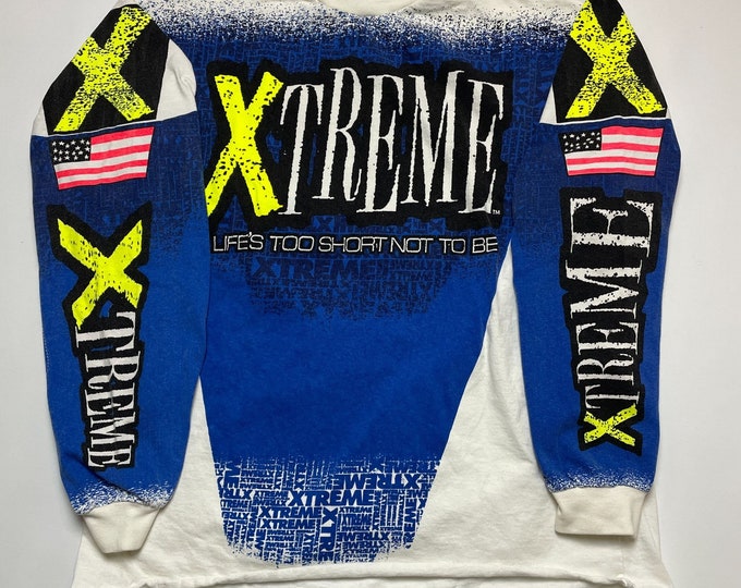 コムドット 総柄 XL XTREME エクストリーム ロンT 90s USA製 | www
