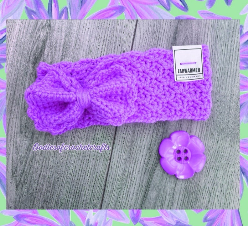 CROCHET PATTERN, Felicity Headband, PDF, Crochet Pattern with instant download, Headband, Ear warmer, Headband for women, Headband for child image 7