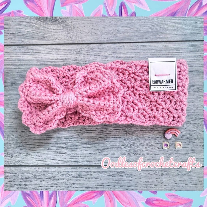 CROCHET PATTERN, Felicity Headband, PDF, Crochet Pattern with instant download, Headband, Ear warmer, Headband for women, Headband for child image 5