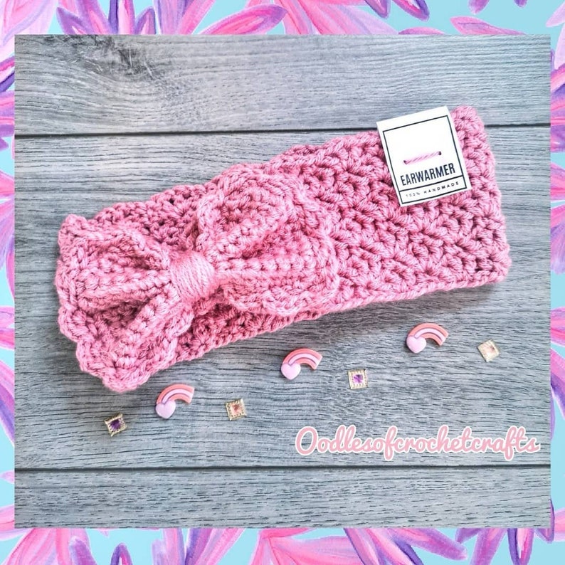 CROCHET PATTERN, Felicity Headband, PDF, Crochet Pattern with instant download, Headband, Ear warmer, Headband for women, Headband for child image 4