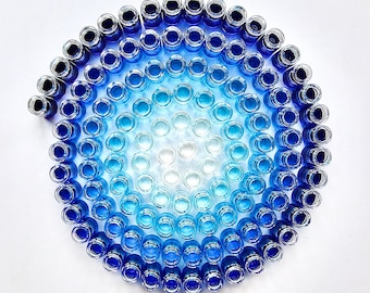 Glassworks / Blue dilution - Limited edition of 20, numbered and signed Giclee Print 300 x 300mm