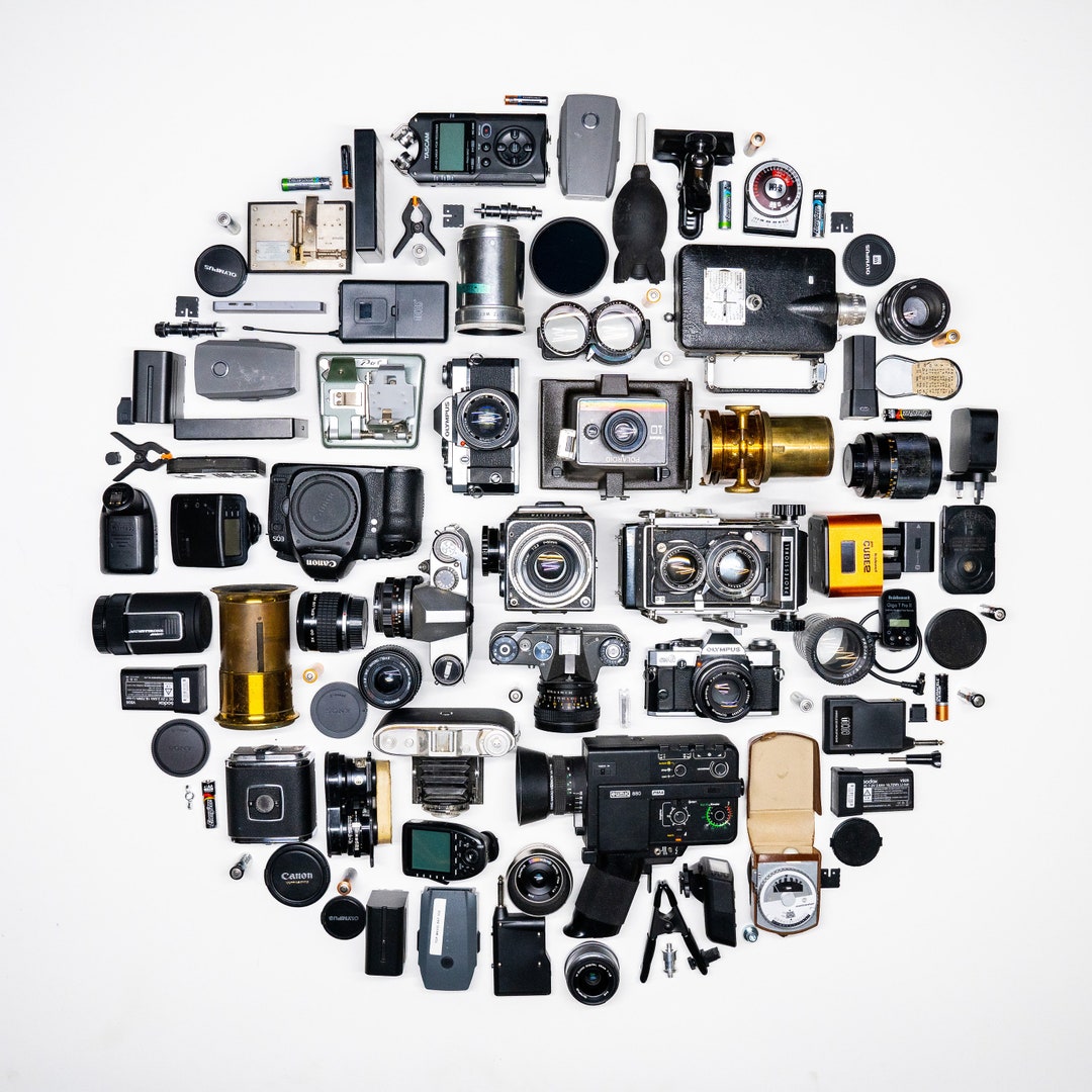 Camera Kit Limited Edition of 25 Giclee Print 500x500ml Etsy
