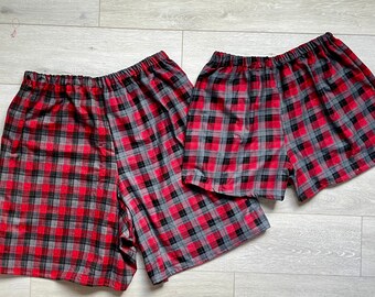 Christmas Pj Shorts - Etsy Australia