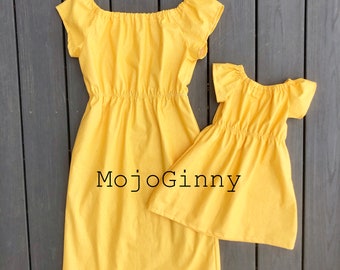matching baby and girl dresses