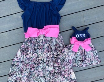 mom and baby combo dress