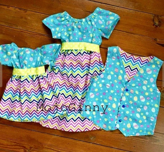 boy girl matching easter outfits