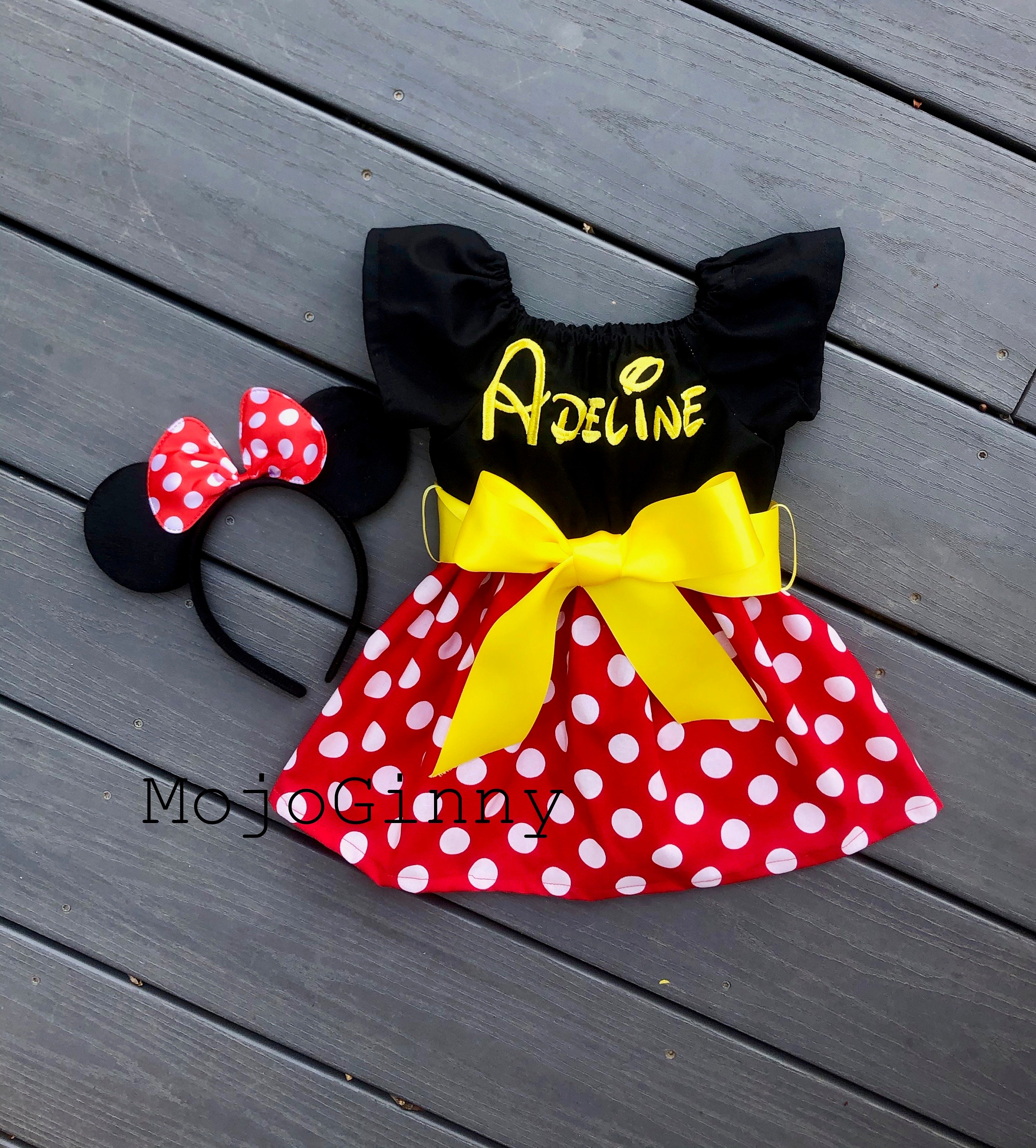 Mickey Minnie Vestido para niña bebé Disfraz de Etsy España